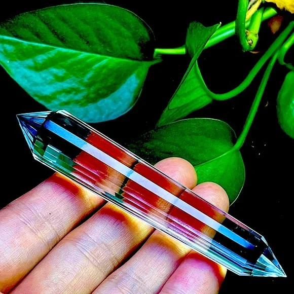 AMAZING 24 Sided Super large Vogel Style Clear Quartz Crystal Wand!!! Reiki ✅ - Picture 8 of 9